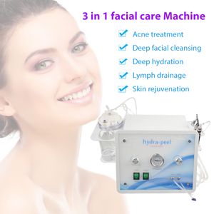 3 en 1 Diamond Microdermabrasion machine de beauté oxygène soins de la peau Clean Water Aqua Dermabrasion Peeling équipement SPA facial