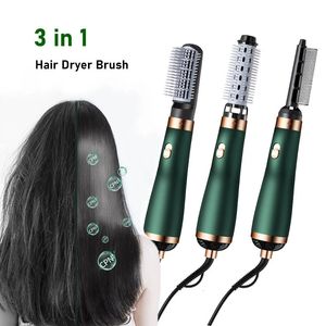 3 en 1 sécheur et listing Brush Hair électrique Rotary pour femmes lisseurs de peigne professionnel modélisation 231221