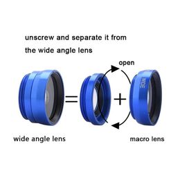 3 po IN 1 Fish Phone Lens Lens Generic Caméra pour lentille Universal Smartphone grand angle Fisheye et Clip Macro Camera Accessoires