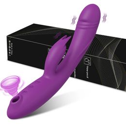 3 sur 1 g Vibratrice de lapin pour femmes Clitoris Sucker Dildo sucer un stimulateur de vide féminin Toys Sex Toys 18 240312