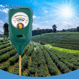 3 dans 1 jardin plante sol d'humidité pH mètre hygromètre Test d'arrosage de sonde pour l'expérience détecteur d'analyseur de sol extérieur intérieur