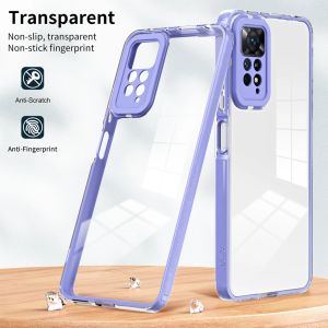 Camera Protector HD Case transparente pour Xiaomi Redmi 12C 10A 9C Note 12T 11 10 12S 11S 10S MI 13 LITE 3IN1 TPU COUVERTURE TÉLÉPHONIQUE DÉPOSSION