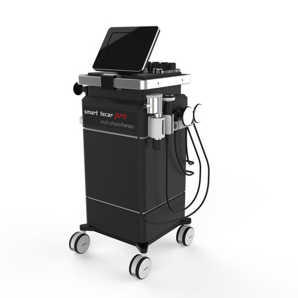 Dispositivos de salud 3 en 1, máquina de fisioterapia Tecar con ultrasonido para terapia Shackwave con energía de alta potencia para aliviar el dolor, lesiones deportivas