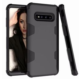 3 In 1 Heavy Duty Protection Full Body Tough Shield Armor Shockproof Slim Fit Case Cover voor Samsung Galaxy S10 Plus / Galaxy S10