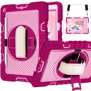 Funda para tableta 3 en 1 360 giratoria híbrida Robot Defender resistente a prueba de golpes para Samsung Galaxy tab A9 S9 S8 Plus