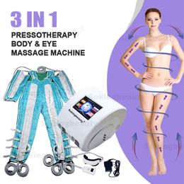 3 dans 1 Infrarouge Pression d'air Massage corporel Pressotherapy Machine minceur Présoterapia Fat Fat Drainage Lymphatique Circulation sanguine