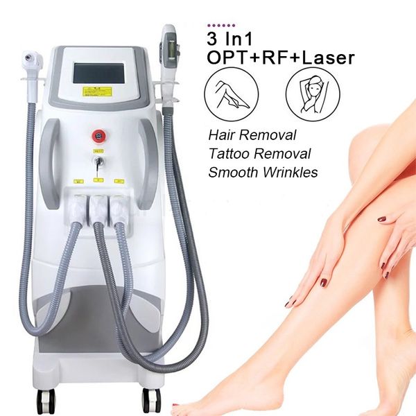 3 en 1 épilation IPL dissolvant de tatouage rajeunissement de la peau lifting du visage SR OPT carbone Peeling épilateur blanchissant salon Machine