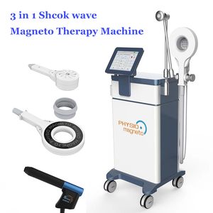 3 In 1 been massagers apparatuur magnetische therapie fysio magneto pmst shockwave emtt therapie machine voor gewrichtspijnverlichting