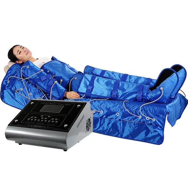 3 en 1 Drainage Lymphatique Minceur Machine Infrarouge Lointain EMS Electro Stimulation Musculaire Pressothérapie