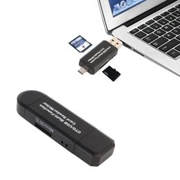 3 in 1 multifunctionele kaartlezer SD-kaart TF-triplet OTG Smart Card Reader Adapter Mobiele Telefoon voor Samsung voor MacBook Pro