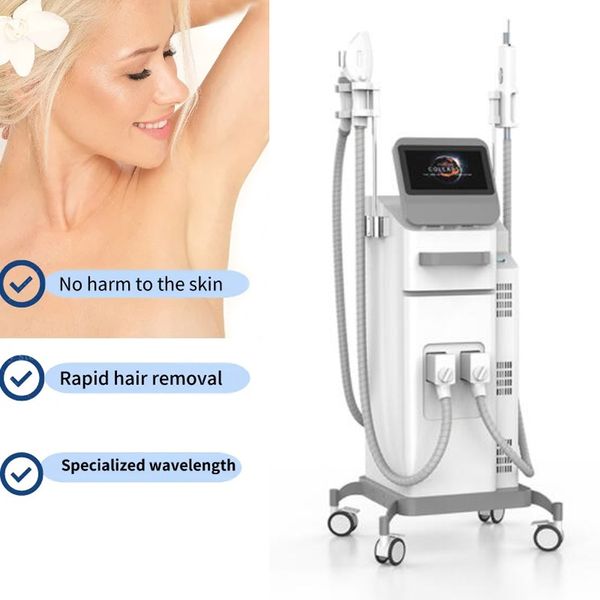 Épilation Laser multifonction 3 en 1 Opt Shr Nd Yag, rajeunissement de la peau, traitement des cicatrices d'acné, dispositif de beauté pour femmes et hommes