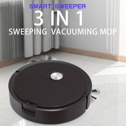 3 en 1 Smart Sweeping Robot Home Mini Sweeper Sweeper Sweeper et aspirateur Vaigneur sans fil Robots de balayage à domicile 240418