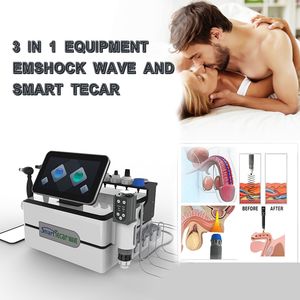 3 in 1 Smart Tecar CET RET EMS Shock Wave Therapy Machine voor ED Treatment Fat Burn Pain Relief