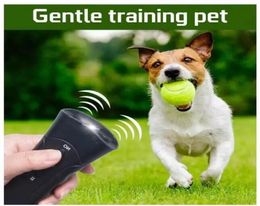 3 In 1 Ultrasone Led Pet Dog Repeller Stop Bark Training Trainer Device Anti Barking zaklamp Obedience SJSD15692756