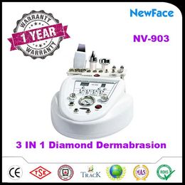 Épurateur de peau ultrasonique 3 en 1, microdermabrasion au diamant avec sonde à ultrasons, équipement de beauté