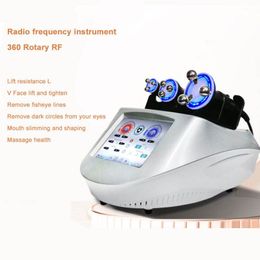 3 en 1 rouleau à ultrasons machine RF 360 degrés vibration rotative automatique led lumière physiothérapie raffermissement de la peau corps amincissant machine élimination de la cellulite