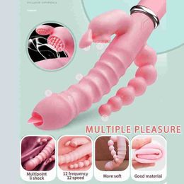 Vibromasseur 3 pouces pour femme, 12 modes de vibration, léchage de langue anale, stimulateur de Clitoris, masseur de point G, érotique