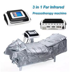 3 In1 Verre Infrarood Pressotherapie Lymfatische Draingage Luchtdruk Body Massage Skin Detox Gewichtsverlies Spa Salon Gebruik Machine