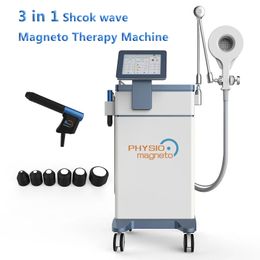 Appareil de thérapie magnétique 3 en 1 pour traiter les maladies musculo-squelettiques, soulagement des douleurs au cou, équipement de magnétothérapie Pemf, onde de choc