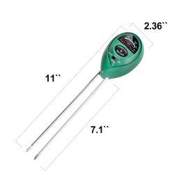 3 in1 Vocht Zonlicht PH Meter Bodem Water Zuurgraad Vochtigheid Licht PH Test Tuinplanten Bloemen Vochtig Tester Testinstrument