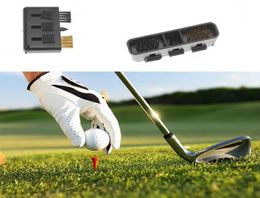 3 IN1 POCKET PARCH GOLF Club Brush Portable Golf Putter Céde BALLE GROOVE KIT CERTAINER TOL NORME BOOD POUR WOODIRON NY0587456848