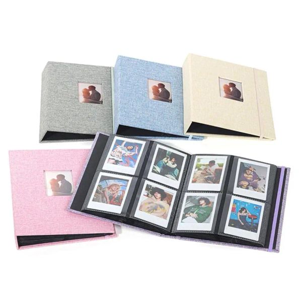 3 pouces 208 Poches pour Fujifilm Instax Mini Film 8 Album Korea Instax pour Polaroid Photo Album Mini Instant Picture Case Storage