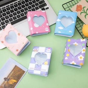 3 pouces Carte Binder Photo Album Butterfly Love Hollow 40 POCHETS NOM Book Photocard ID Holder