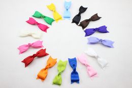 20 piezas 3 pulgadas de alta calidad cinta de grosgrain pinzas para el pelo con lazo accesorios para el cabello para niños lazos para el cabello para bebés lazos para el cabello para niñas con pinza de cocodrilo HD3295