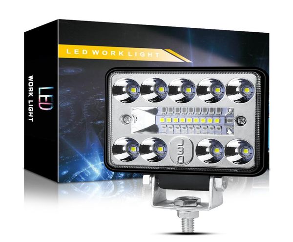 Barra de luz LED de obra Mini de 3 pulgadas, 54W, haz de luz cuadrado, 24V, 12V, luces todoterreno para camión, 18x3W, coche, SUV, ATV, lámpara IP67 8492470