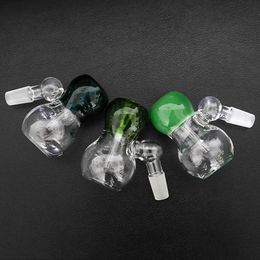 Pipes fumeurs de 3 pouces gourde colorée en pot de bangs bongs tuyaux d'huile tuyaux à eau tuyaux en verre