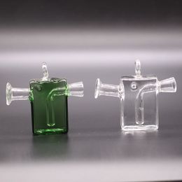 3 inch Pyrex Mini Glas Bong Hookahs Travel Roken Oil DAP Rigs voor Chisha Shisha-acessoires