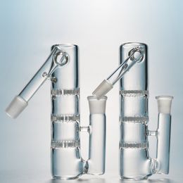 3 capas Beecomb Filters Glass Ashcatcher Accesorios para fumar Perc Ash Catcher 45 grados 14 mm 18 mm Junta para vidrio Bongs Oil Dab Rigs