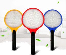3 couches Net Dry Cell Racket Racket Electric Swatter Home Garden Pest Control Insect Bug Bat Wasp Zapper Fly Mosquito Killer3975175