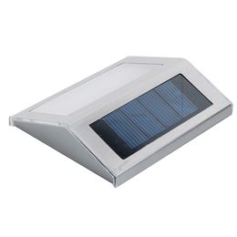 3 LED Solar Panel Outdoor Lamp LED-wand Waterdichte Auto Sensor Oplaadbare Nachtlampje Trap Stairs Roestvrij Lichte Tuin Lamp