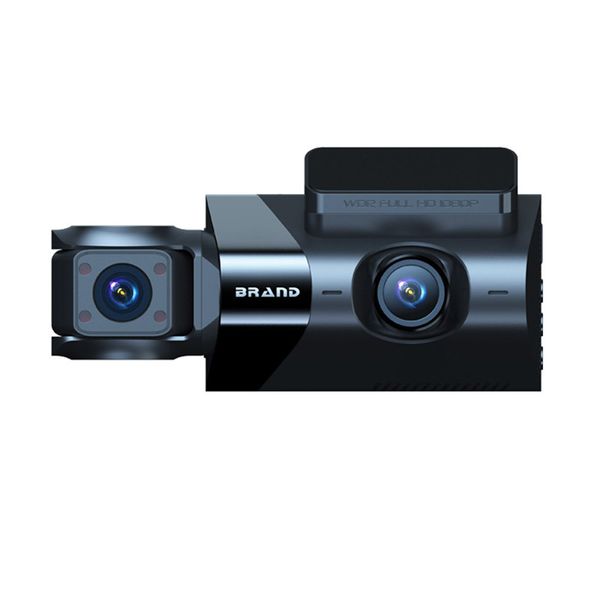 Cámara de salpicadero de 3 lentes HD 1440P cámara DVR para coche WIFI GPS visión nocturna grabadoras de vídeo Loop Black Box Way con Sensor G A6