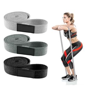 3 Niveaus Lange Stof Resistance Bands Home Fitness Pull Up Assist Booty Hip Workout Loop Elastische Bands Yoga Gym Training Oefening H1026