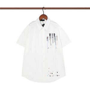 3 LUXURY Designers Chemises Hommes Mode Tiger Lettre V chemise de bowling en soie Chemises décontractées Hommes Slim Fit Chemise à manches courtes M-3XL # 643
