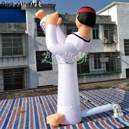 3 m inflável taekwondo Guy modelo de karatê inflável Karat inflável faixa de grau para treinamento e publicidade2831