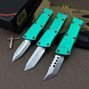 3 modelli Mini 204P Bounty Hunter Auto COLTELLO D2 Lama T6-6061 Maniglia in alluminio aeronautico Portafoglio Coltelli Campo Caccia tattico Micro utensili da taglio