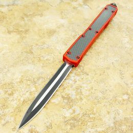 3 modelos rojo Makora II 106-1 T6-6061 D/E D2 hoja mango rojo fibra de carbono plegable hoja fija autotf cuchillo Navajas de bolsillo herramienta edc