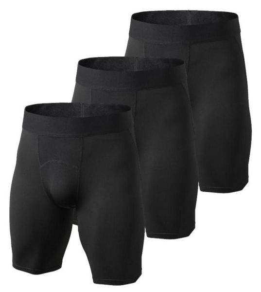 Pack de 3 hommes sous couche pantalons courts mode impression 3D Camouflage collants athlétiques Shorts bas Shorts slim hommes Bottom3165891