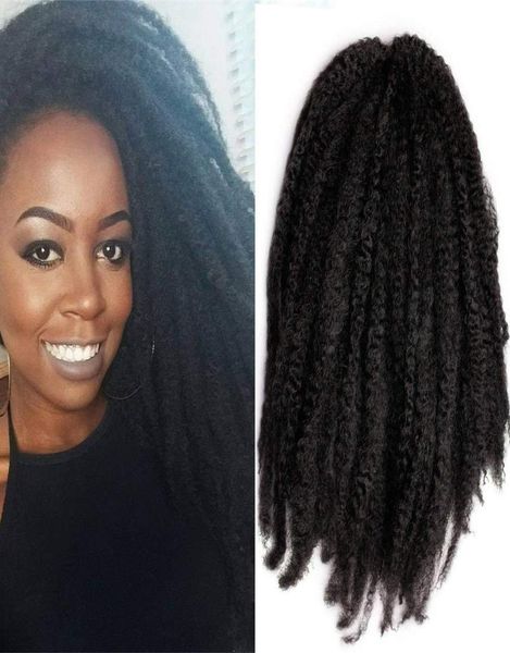 3 packs 18 pouces de long marley en vrac pnedique tresser les cheveux afro tresses à crochet bouclé coquette pour femmes noires 18quot 1B1290808