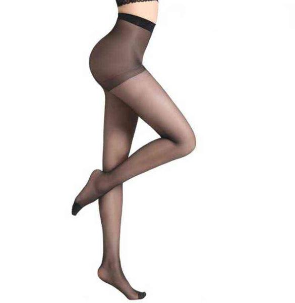 3 Paar 2021 Damen Lange Strümpfe Seide Ultra Sheer Sommer Hochelastische Strumpfhosen Strumpfhosen Schwarz Beige Kaffee Grau T220808