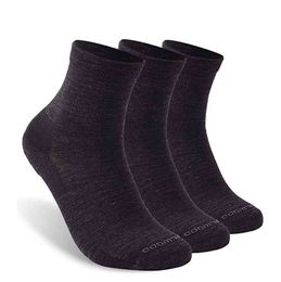 3 paren atletisch lopende sokken, Zealwood Unisex Merino Wool Anti-Blister Kussen Wandel Sokken