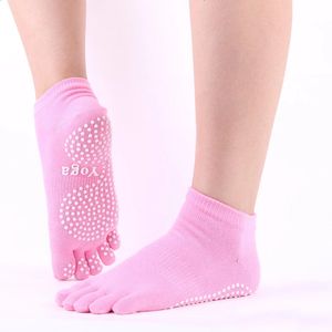 3 paires de chaussettes de yoga professionnelles pour femmes Fitness Pilates Barre exercice chaussettes de sport en coton antidérapantes chaussettes de loisirs décontractées 240220