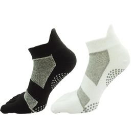 3 paires courtes 5 doigts Grip chaussettes Silicone antidérapant sol hommes femmes course Trampoline Fitness Pilates Yoga Sport 240112