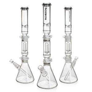 3 delen beker Bongglazen bongs met douchekop percolator Hookahs Bong Water Pijpen Glass Water Bong Rook Hookah Water Pijp Bubbler Shisha 19 inch