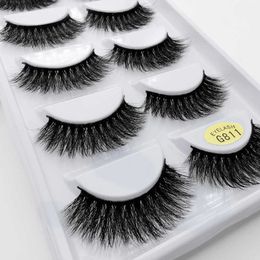 3 PCFALSE wimpers 5 paren wimpers 3D mink lashes wimperverlenging natuurlijke valse wimpers volume wimpers maquillaje mink wimper make -up cilios z0428