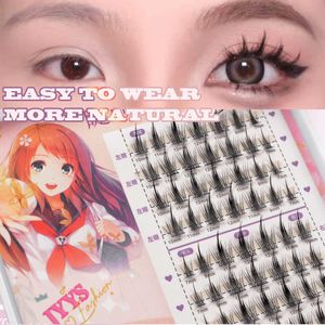3 PCFalse Eyelashes False Eyelashes Individual Cluster Grafting Manga Fluffy Soft Wispy Natural Lashes Extension Supplies Beauty Makeup Product Kit Z0428
