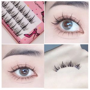 3 PCFalse Eyelashes Yelix Upgrade A-type Eyelashes Manga Lashes Natural Individual Cluster EyeLashes Quick DIY Extensiones de pestañas KIT Cosplay Lashes Z0428